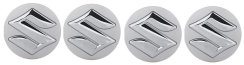4pcs Wheel center caps SUZUKI 54mm silver chrome