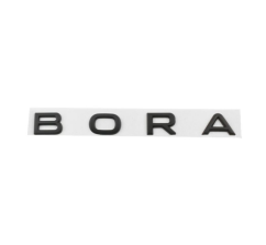 BORA inscription - black glossy 165mm
