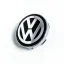Krytky kol, pokličky na kola VW VOLKSWAGEN 60mm šedá stříbrná