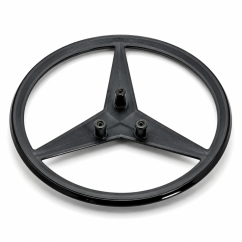 Mercedes-Benz rear emblem for C-Class W206 2022-2024 - glossy black (A2068171600)