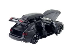 Audi RS6 metal model jucărie baterie lumini sunet 1:32 negru