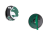 Emblem ŠKODA logo 90mm black green 3U5853621B