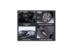 Audi A6 L kovinski model igrače luči baterije zvok 1:24 Bela