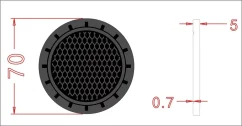 LAND ROVER 2 pcs Coasters, drink mat for the drink holder