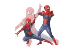 Kostým detský Spiderman Superhrdina L 130 cm Biela