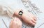 APPLE WATCH Band for Women Screen Protector Diamond Crystal Protective Case with Metal Band for iWatch Series 7/8 Rose Gold 41mm