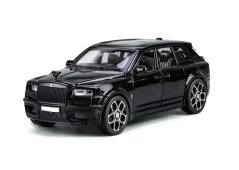 Rolls Royce Cullinan metalni model igračke na bateriju sa svjetlom zvuk 1:32 Crna