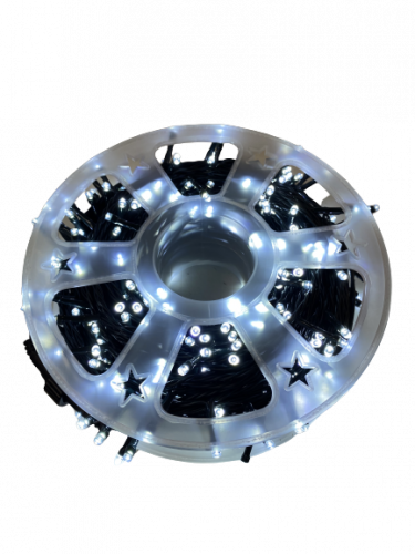 LUMA LED Beleuchtungskette 500 LED 50m kabel 5m IP44 kaltes Weiß
