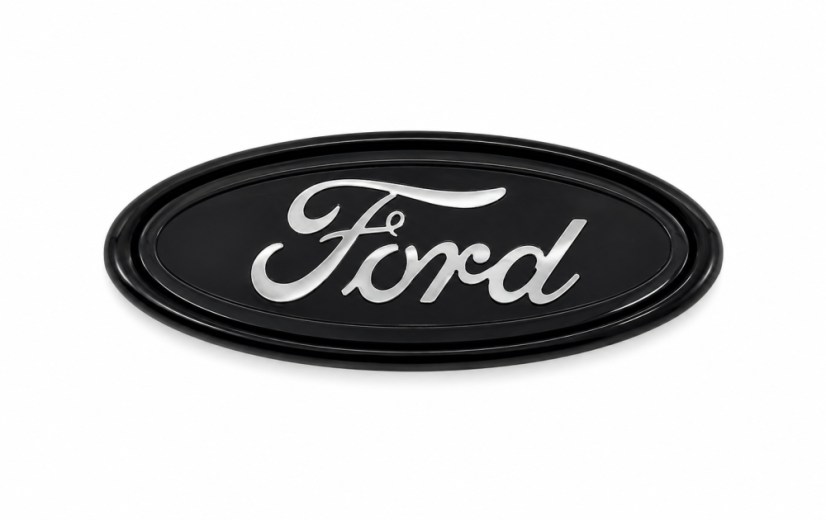FORD emblem 95 x 38mm front or rear - glossy black