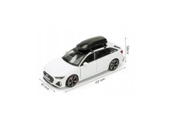 Audi RS6 metalen model speelgoedbatterijverlichting klinkt 1:32 wit