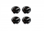 Kerék középső sapka MAZDA 52mm fényes fekete D07A37190