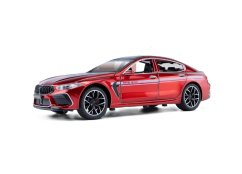 BMW M8 metalen model speelgoedbatterijverlichting klinkt 1:32 Rood