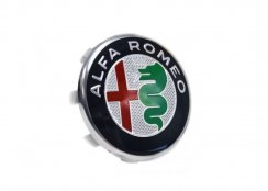Krytky kol, pokličky na kola ALFA ROMEO 60mm stříbrná 50521712