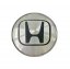 Hjulcenterkappe HONDA 60mm sølv sort