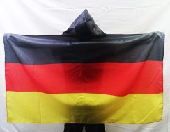 Steagul german de corp original cu glugă (150x90cm, 3x5ft) - Germania