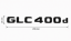 Mercedes lettering GLC400d - glossy black 230mm