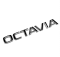 OCTAVIA -opschrift - zwart glanzend 190mm