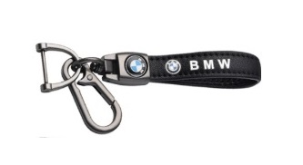 BMW avaimenperä, musta nahka