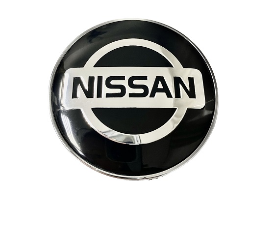 Hjul mittkapsel NISSAN  60mm svart krom