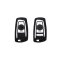 LUXURY key cover for BMW cars white glossy/Chrome