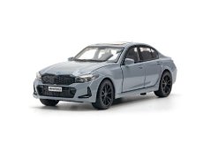 BMW 320i legetøj metal model batteridrevet lys lyd 1:32 Grå
