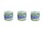 3pc cleaning gel, slime for the interior of the car, cars - green