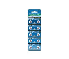 10x DOUBLEPOW AG3 LR41 1.5V alkaline batteries