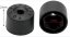 Schraubenabdeckungen, für Radschrauben für VOLKSWAGEN-Fahrzeuge, 17 mm, 20er-Set, schwarz
