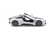 BMW i8 kovinski model igrače luči baterije zvok 1:24 Črna
