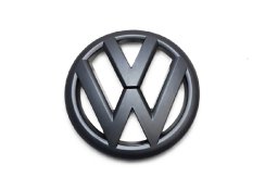 VW GOLF VI (2008-2014) priekinė emblema, logotipas (13,5cm) 5KO853601C - matinė juoda