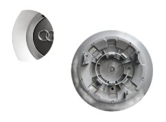 Wheel center cover AUDI 150mm grey silver chrome 8E0601165