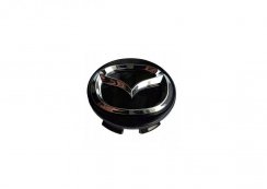 Wheel center cap MAZDA 52mm glossy black D07A37190