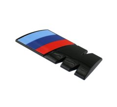 Inscrição BMW M-packet traseira preta 73mm