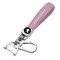 PEUGEOT key fob, keychain, pink leather
