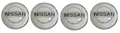 4pcs Wheel center caps NISSAN 60mm silver