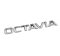 Inscrição OCTAVIA - cromo brilhante 190mm