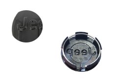 Krytky kol, pokličky na kola JEEP 64mm černá lesklá 1LB77TRMAB 1LB77DD5AB 1LB77SZ0AB 1LB77TRMAC 1LB77DX8AC