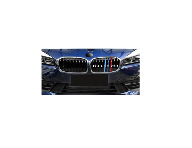 BMW 2 F45 F46 2019-2021 M-Performance strips for the front mask