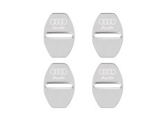 4 pcs AUDI Protective cover for the door latch- silver