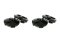 4pcs Wheel center caps MITSUBISHI 60mm black MB579402