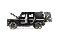 Mercedes Benz G 63 Brabus metal model toy battery lights sound 1:24 Black