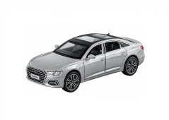 Audi A6 toy metal model battery lights sound 1:32 Silver