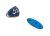 FORD TRANSIT MK7 MK8 2006- 225mm x 90mm front and rear emblem, logo - blue