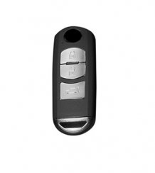 LUXURY κάλυμμα κλειδιού για αυτοκίνητα MAZDA λευκό γυαλιστερό μαύρο/χρώμιο