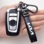 KIA key fob, keychain black leather