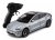 RC Tes model 3 metallmodell leksaksbatterilampor låter 1:24 Grå