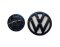 VW MULTIVAN T6 (2015-) front and rear emblem, logo (17,7cm a 12,5cm) - black glossy