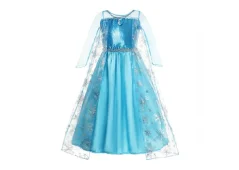 Déguisement enfant Robe Elsa La Reine des Neiges à paillettes L 130