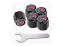 4 pcs vFIAT valve caps, black valve covers