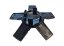 4pcs VW Volkswagen wheel center cap 166 mm black